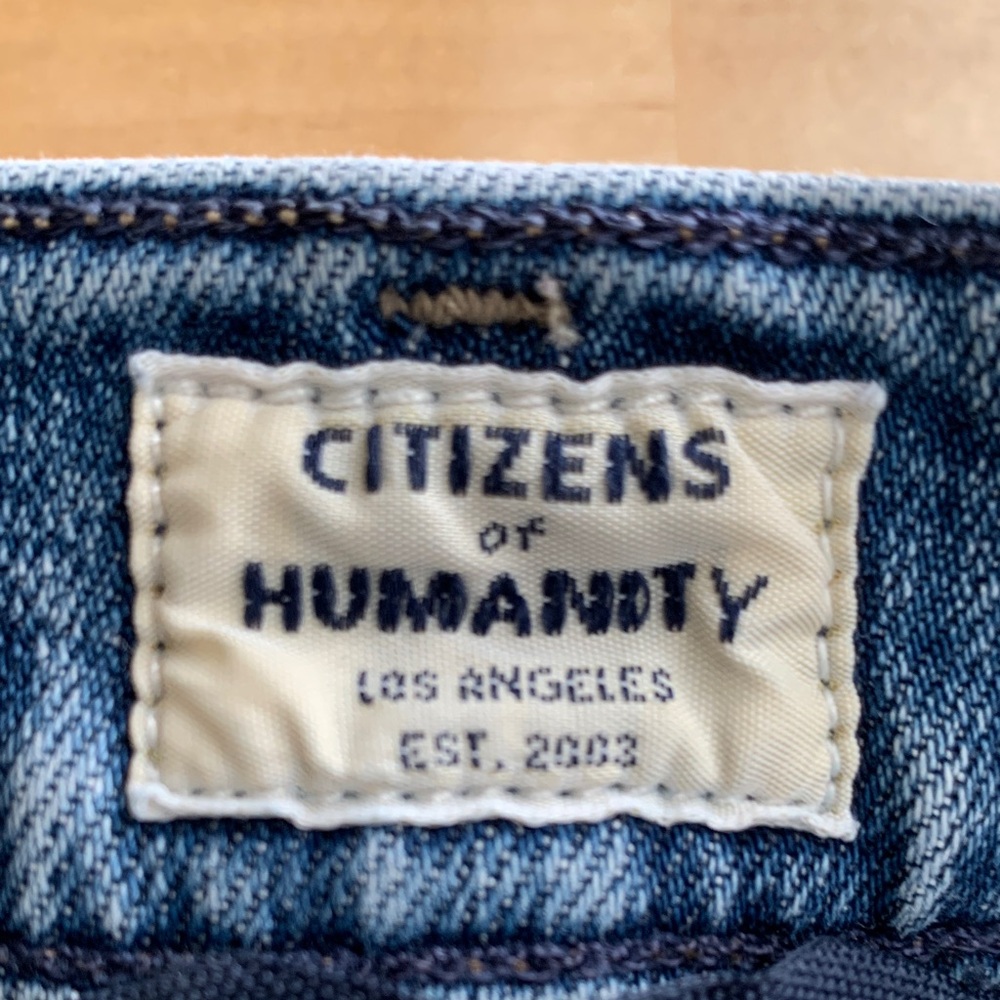Citizens Of Humanity Classic Blue Straight Jeans - Picture 4 of 12